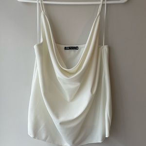 Zara draped camisole tank